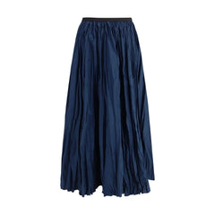 Sara Roka Crinkle-effect design pleated midi Skirt - IT40 | M - Skirts
