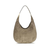 Savette Beige Calf Leather Bos Taurus Shoulder Bag
