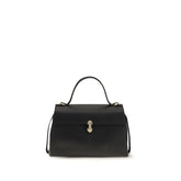 Savette Black Calf Leather Bos Taurus Shoulder Bag