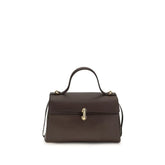 Savette Brown Calf Leather Bos Taurus Shoulder Bag
