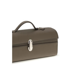 Savette Brown Calf Leather Bos Taurus Shoulder Bag