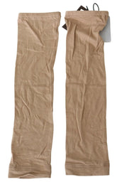 Scervino Street BeigeViscose Women SleevesArm Warmer - Arm Warmers & Sleeves