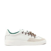 Scotch & Soda White Leather Low Top Sneakers - EU42/US9