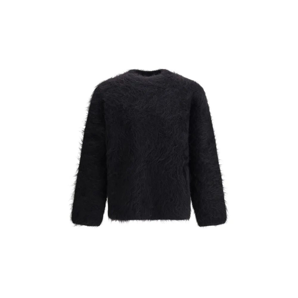 SÉFR Black Alpaca Vicugna Pacos Sweatshirt - L