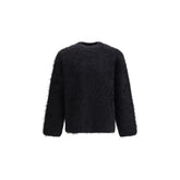 SÉFR Black Alpaca Vicugna Pacos Sweatshirt - L