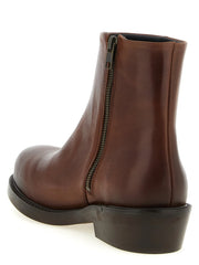 SÉFR Brown Calfskin Ankle Boots