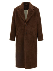 SÉFR Brown Wool Coat - L