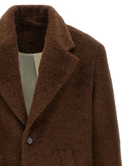 SÉFR Brown Wool Coat - L