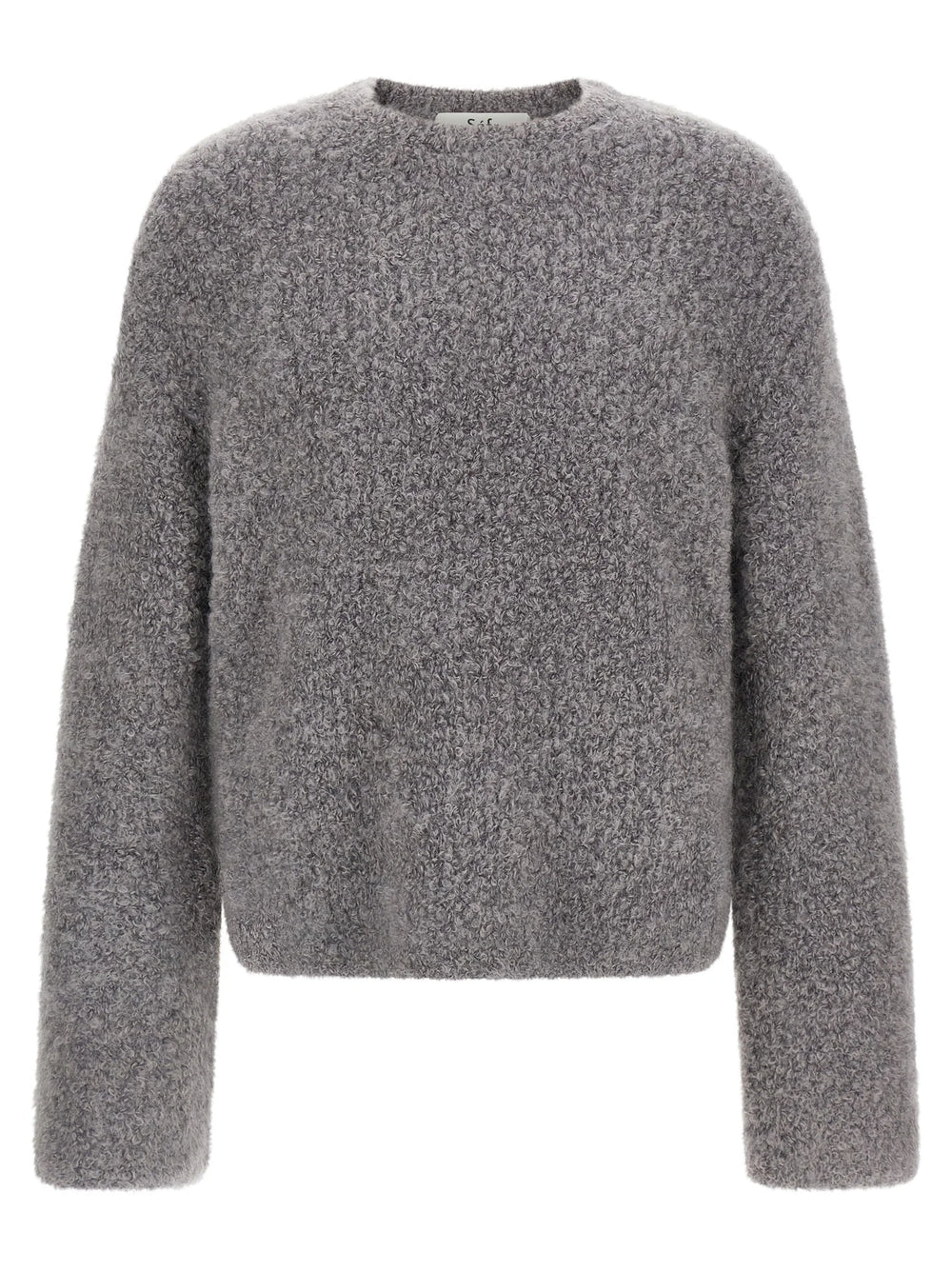 SÉFR Gray Fabric Cardigan