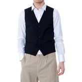 Selected Black Polyester Waistcoat - IT46 | S