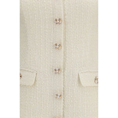 Self-Portrait Beige Polyester Casual Dress