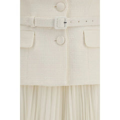 Self-Portrait Beige Polyester Cocktail Dress