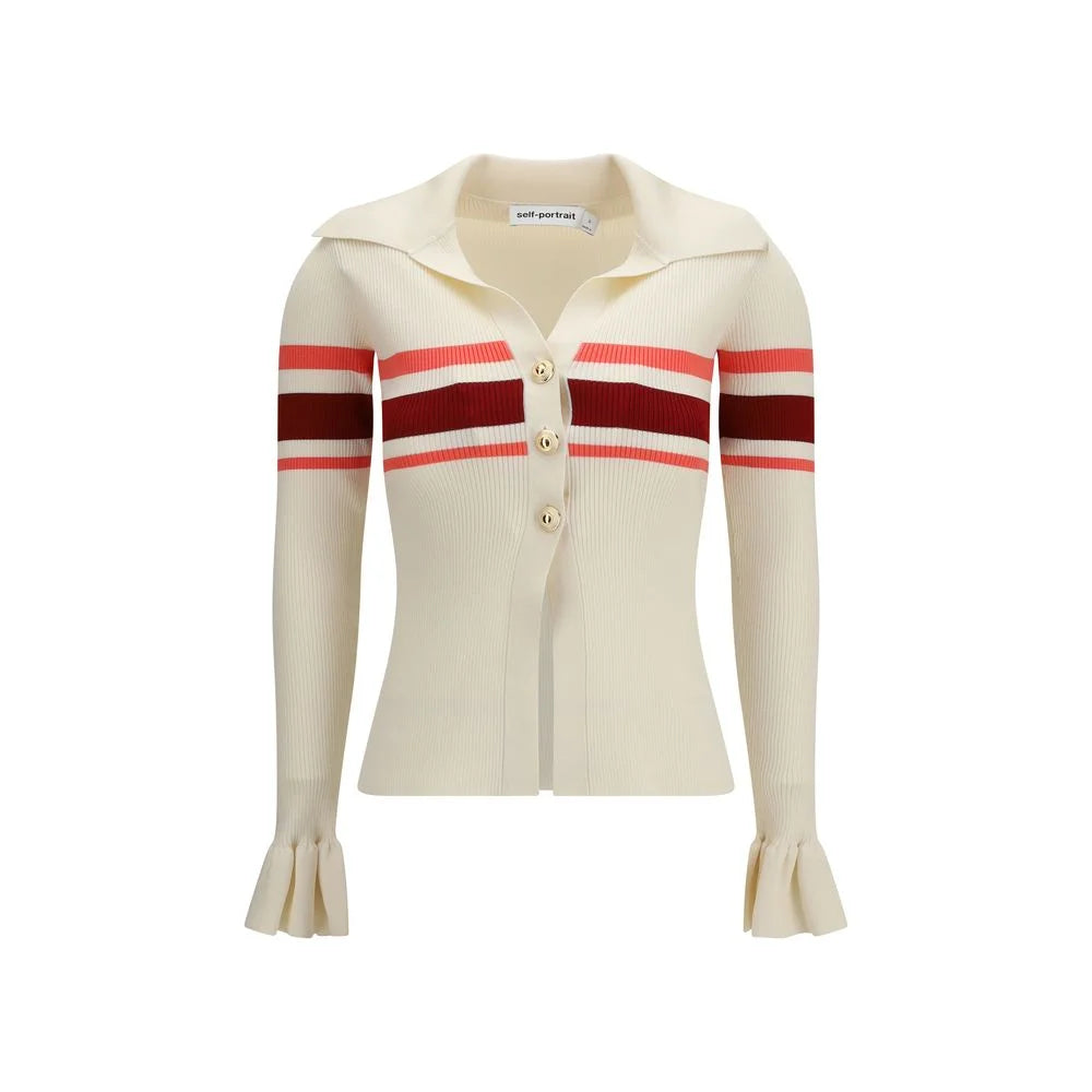 Self-Portrait Beige Viscose Blouse - XS