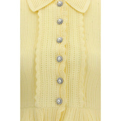 Self-Portrait Bicolor Viscose Cardigan - M