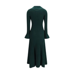 Self-Portrait Bicolor Viscose Casual Dress