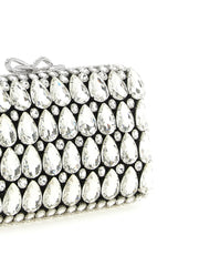 Self-Portrait Black Polyester Clutch Bag