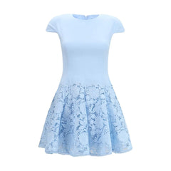 Self-Portrait Blue Polyester Casual Dress - 8
