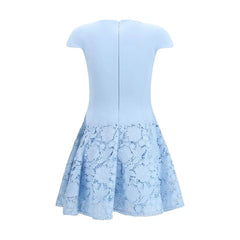Self-Portrait Blue Polyester Casual Dress - 8