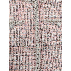 Self-Portrait Bouclé fur cuffed Jacket