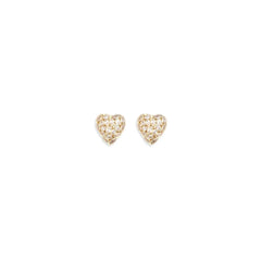 Self-Portrait Gold Brass Earrings - One Size
