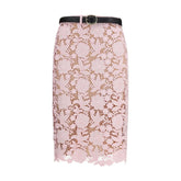 Self-Portrait Multicolor Polyester Midi Skirt