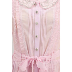 Self-Portrait Multicolor Viscose Casual Dress