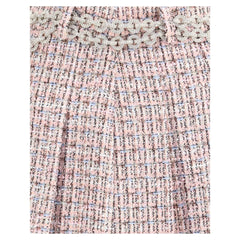 Self-Portrait Multicolor Wool Mini Skirt - 8