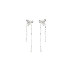 Self-Portrait Silver Brass Earrings - One Size
