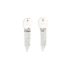 Self-Portrait Silver Brass Earrings - One Size