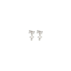 Self-Portrait Silver Brass Earrings - One Size