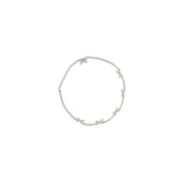 Self-Portrait Silver Brass Necklace - One Size