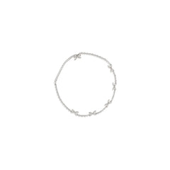 Self-Portrait Silver Brass Necklace - One Size