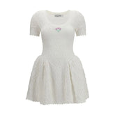 Self-Portrait White Polyester Casual Dress