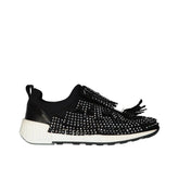 Sergio Rossi Black Fabric Athletic Sneakers