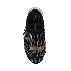 Sergio Rossi Black Fabric Athletic Sneakers