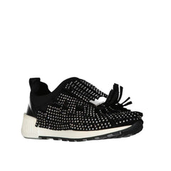 Sergio Rossi Black Fabric Athletic Sneakers