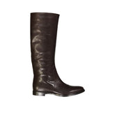 Sergio Rossi Brown Calfskin Over The Knee - EU35.5/US5.5