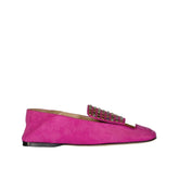 Sergio Rossi Multicolor Calfskin Slip-On Loafers - EU35/US5