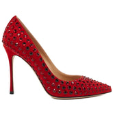 Sergio Rossi Red Calfskin Pump - Heels