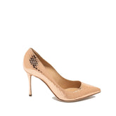 Sergio Rossi Rose Gold Calfskin High Heel Pumps - EU35.5/US5.5