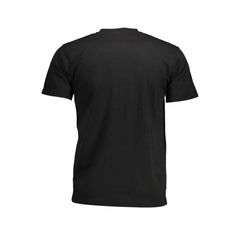 Sergio Tacchini Black Cotton Men T-Shirt - XL - T-Shirts