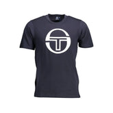 Sergio Tacchini Blue Cotton Men T-Shirt - XL - T-Shirts