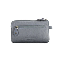Sergio Tacchini Blue Leather Wallet - Wallets