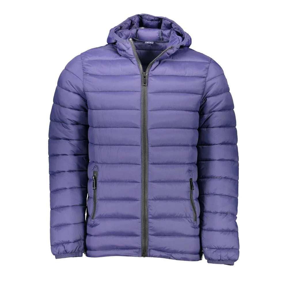 Sergio Tacchini Blue Polyester Men Jacket - M