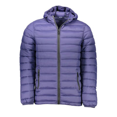 Sergio Tacchini Blue Polyester Men Jacket - M