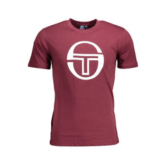 Sergio Tacchini Purple Cotton Men T-Shirt - XL - T-Shirts
