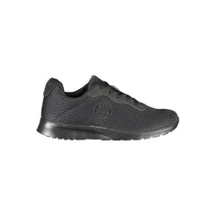 Sergio Tacchini Sleek Black Sneakers with Embroidered Detail - Sneakers