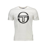 Sergio Tacchini White Cotton Men T-Shirt - XL - T-Shirts