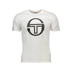 Sergio Tacchini White Cotton Men T-Shirt - XL - T-Shirts