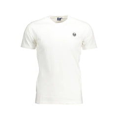 Sergio Tacchini White Cotton Men T-Shirt - XL - T-Shirts